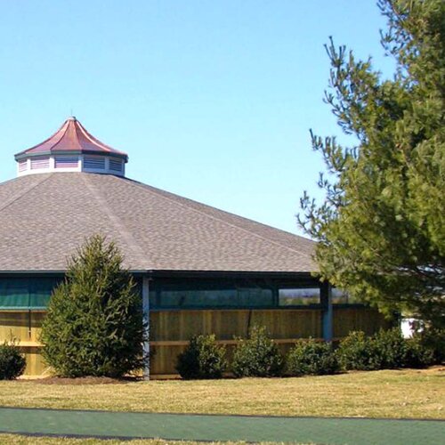 Ceiling-Mounted Horse Walker, 20m, 6 Horses, Winstar Farm, USA
